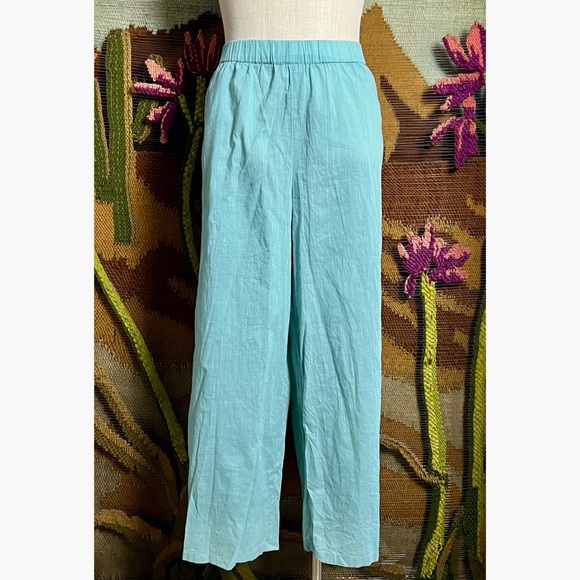 Anthropologie Eyelet Ankle Pants L - Picture 9 of 15